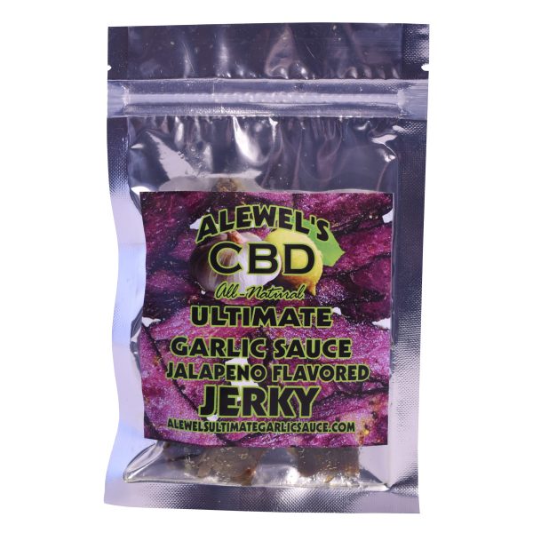 Jalapeno Garlic Flavored CBD Beef Jerky